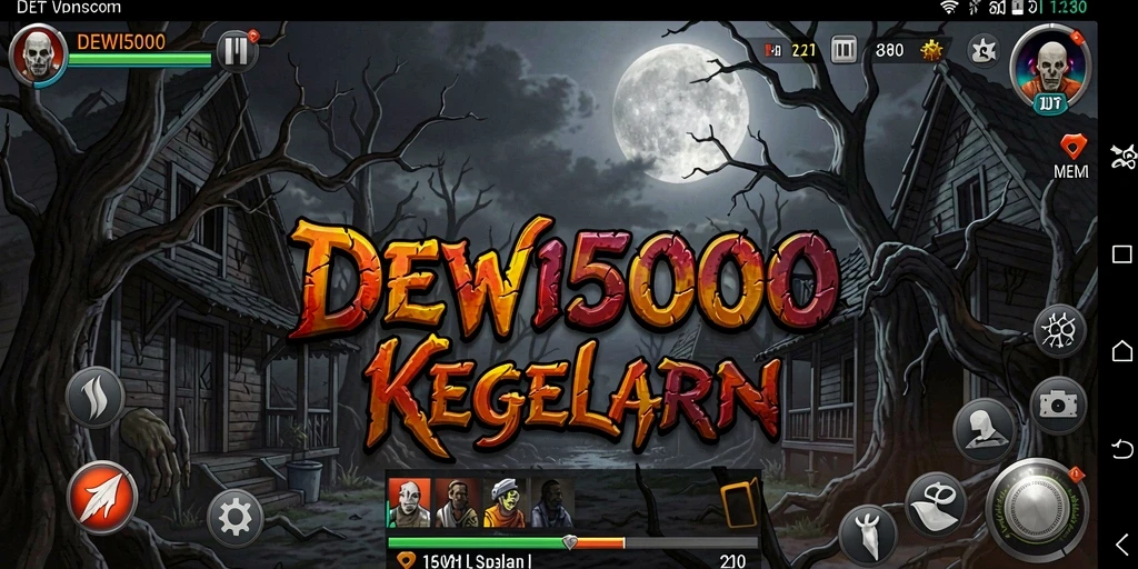Gameplay menegangkan di DEWI5000 dengan suasana horror yang mencekam.