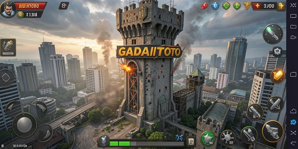 Tampilan menarik dari gameplay GADAITOTO Tower Defense yang penuh tantangan.