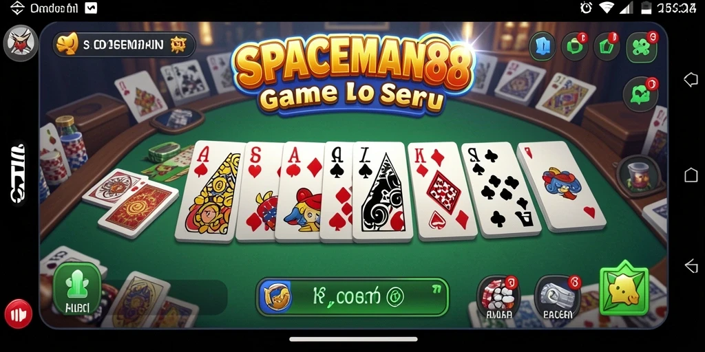 Tampilan gameplay SPACEMAN88 yang menarik dan interaktif.
