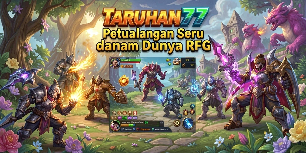 Gameplay menarik dalam TARUHAN77 dengan karakter yang beraksi.